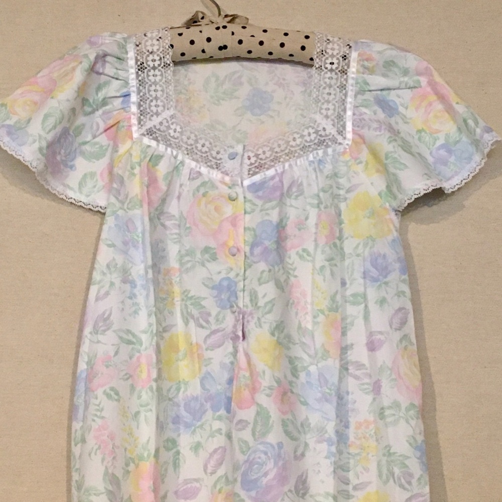Floral Cotton Nightgown/Day Dress